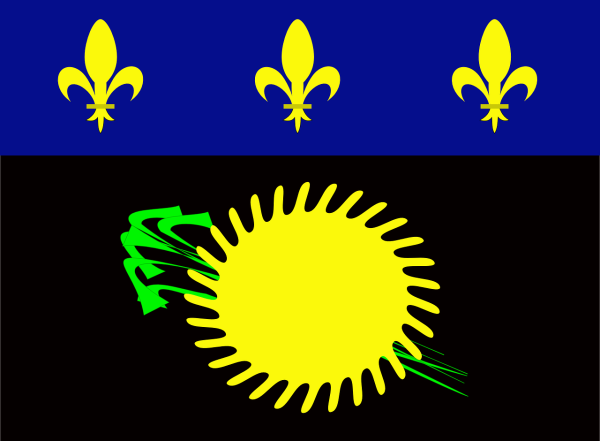 Неофициальный флаг Гваделупы