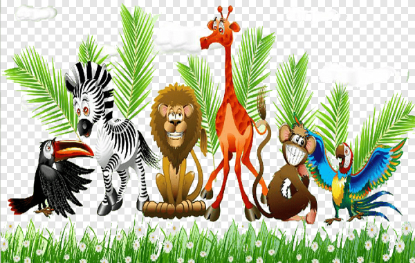 Животные в джунглях Vektor