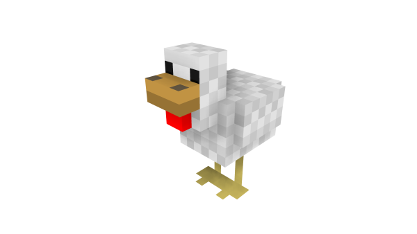 Майнкрафт герои курица