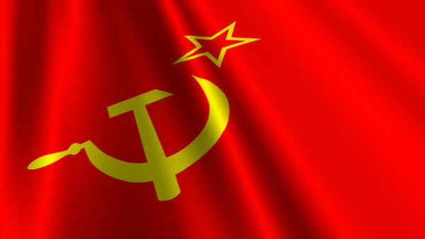 Советский флаг гиф