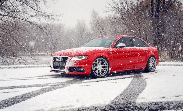 Audi a4 b9 зима