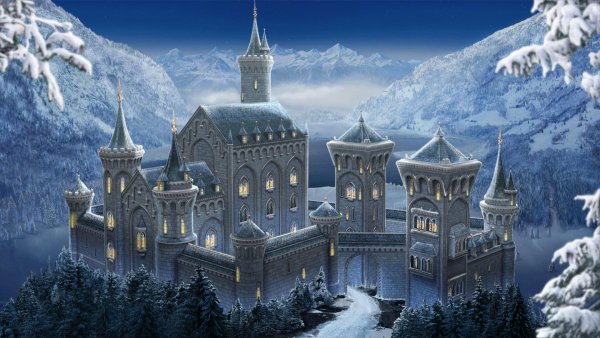 Замок зима