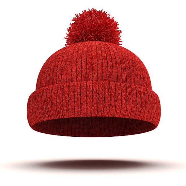 Красная зимняя шапка