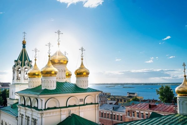 Купола церкви золотое кольцо России