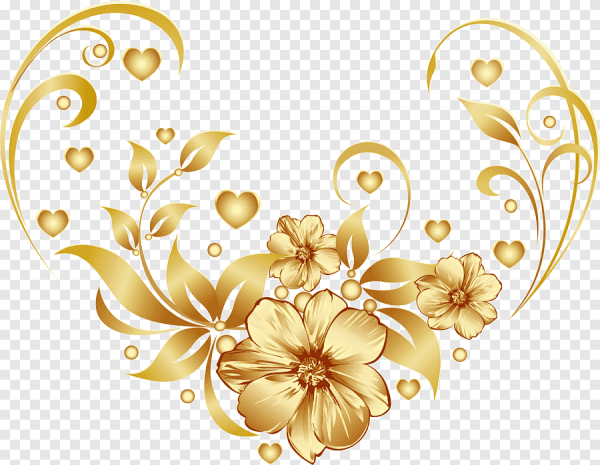 Золотые цветы