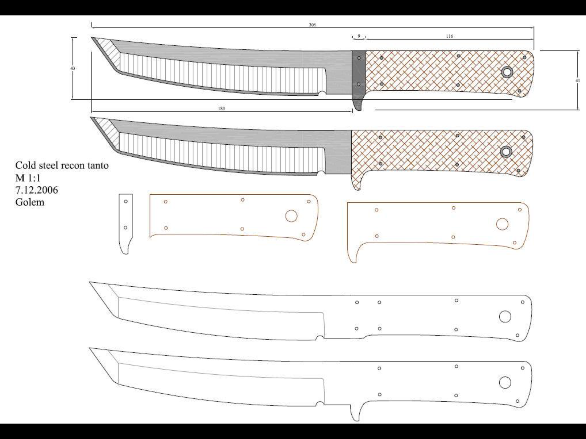 Шаблон ножа танто (46 фото) » Шаблоны для вырезания и векторы для  презентаций - Гризли.Клаб