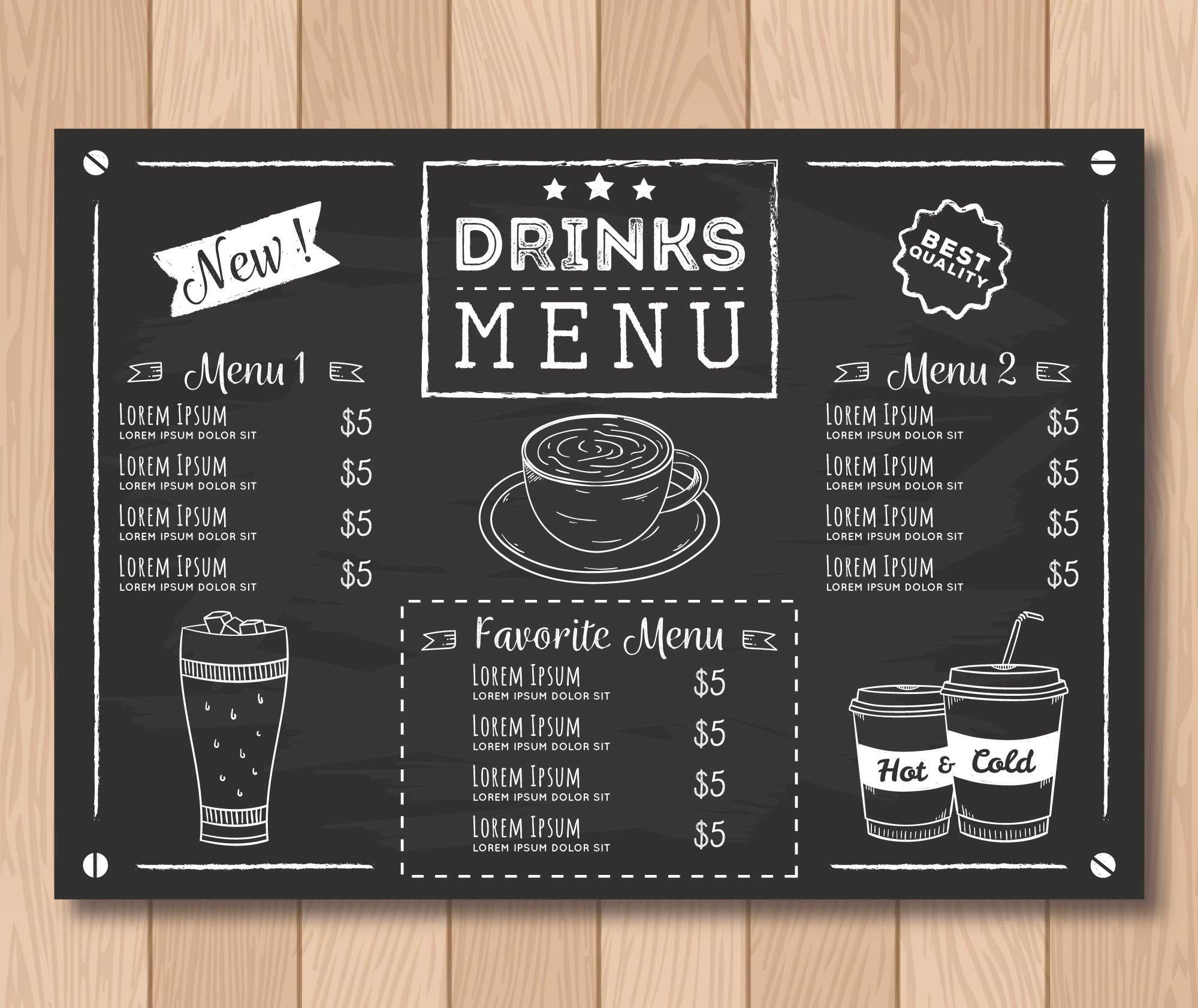 меню для кафе столовой дизайн