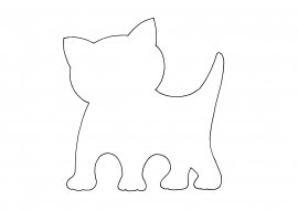 Кошки. Раскраска