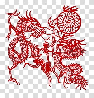 Китайское искусство вырезания из бумаги трафарет