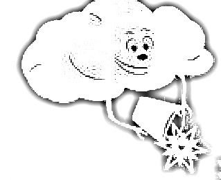 Вытынанки на новый год тучки