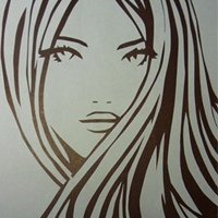 Трафарет лица для вырезания