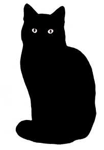 Трафареты новогодние кошки