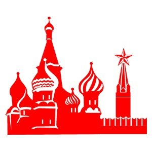 Кремль наклейка