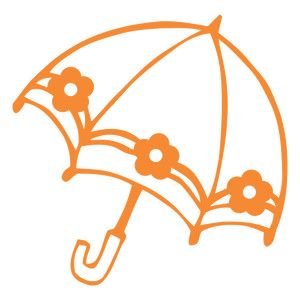 Зонт трафарет для вырезания