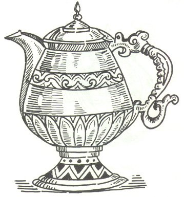 Самовар роспись раскраска
