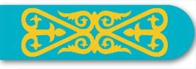 Казахский орнамент в полосе