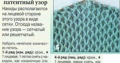 Вязка пчелиные соты спицами схема