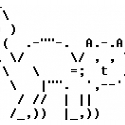 ASCII Art рисунки символами и знаками