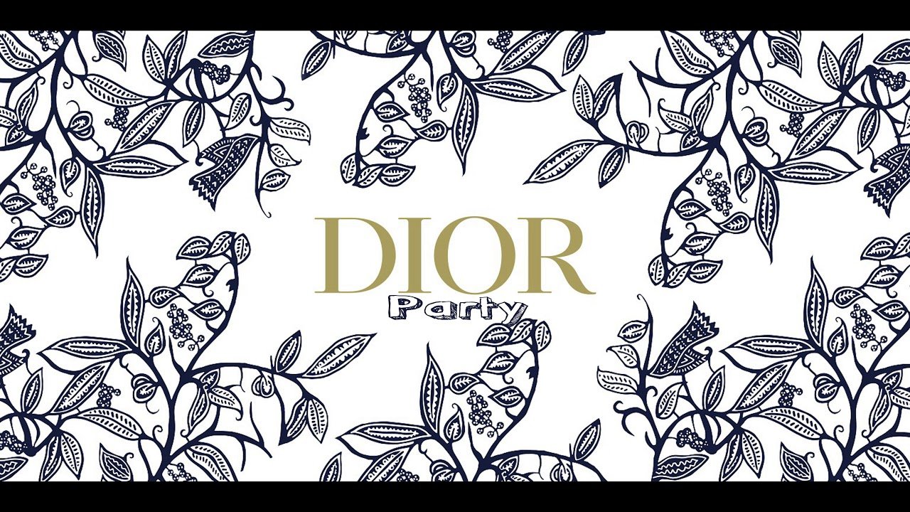 Цветочные узоры Dior