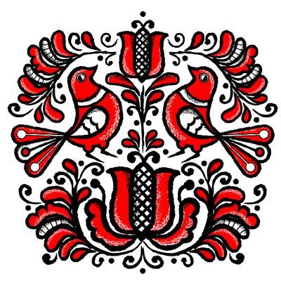 Молдавский орнамент виноград