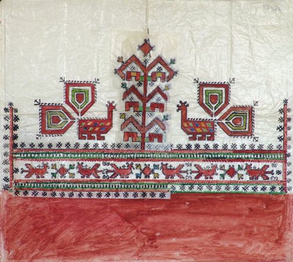 Чувашская вышивка полотенце