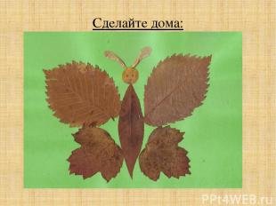 Звезда из листьев