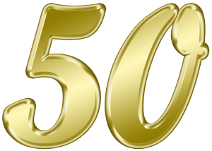 Красивая цифра 50