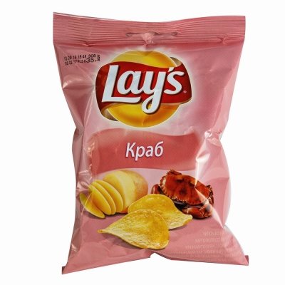 Чипсы Лейз краб 81г