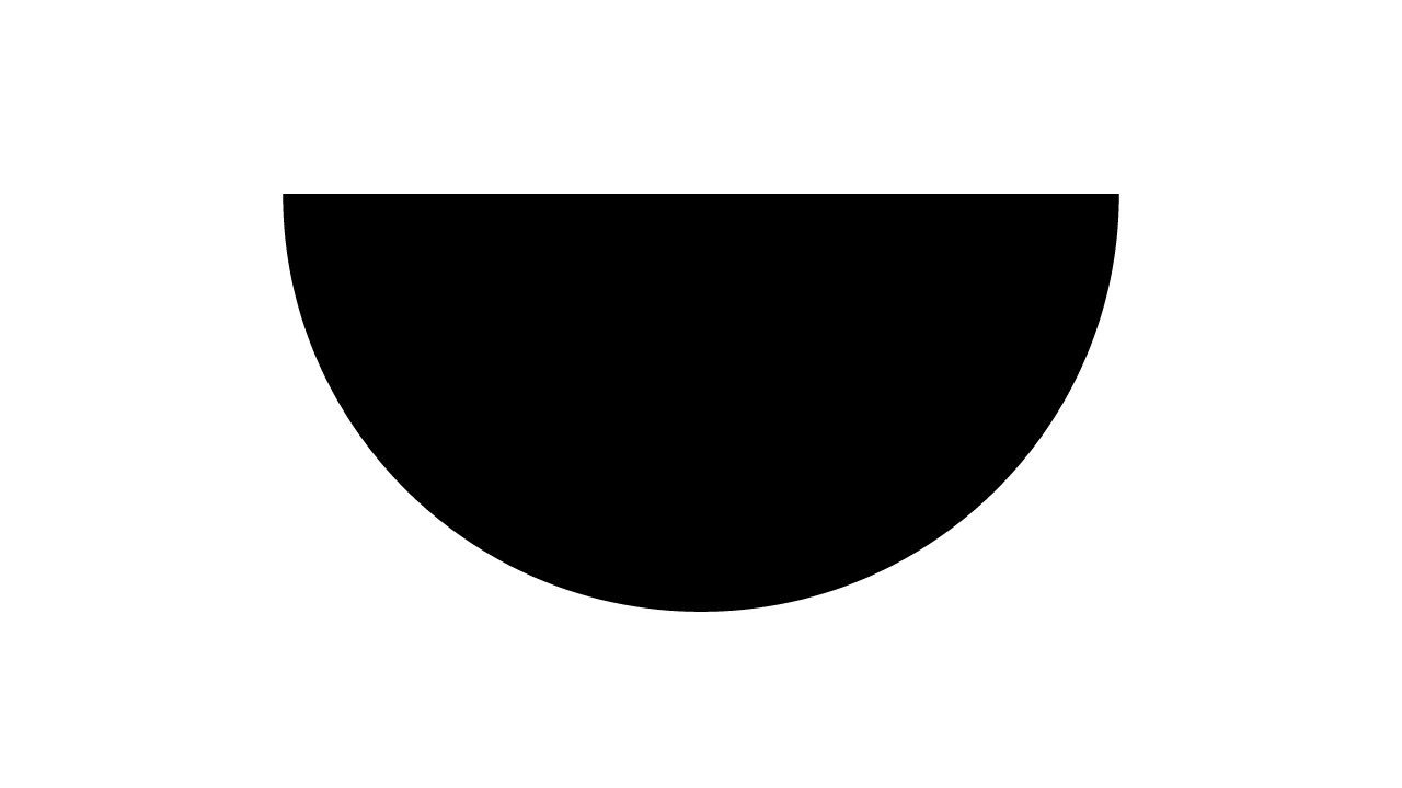 Черный полукруг