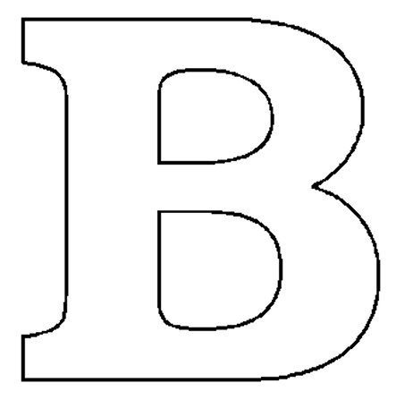 Буква б красная