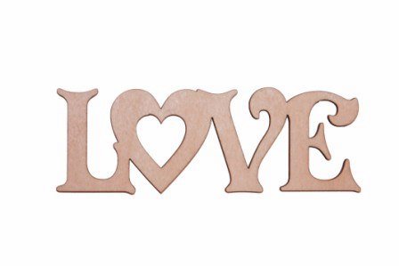 Буквы Love трафарет