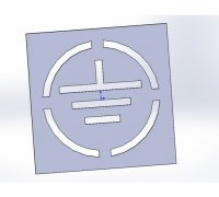 Значок заземления трафарет