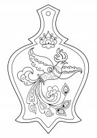 Разделочная доска силуэт