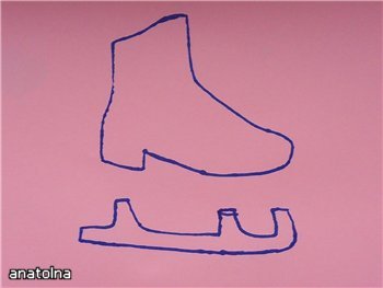 Коньки распечатка