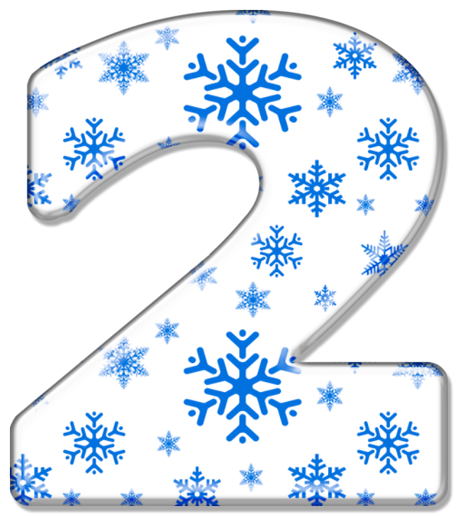 Снежок цифра 2. Зимние цифры. Новогодние цифры. Снежинки с цифрами. Красивые новогодние цифры.