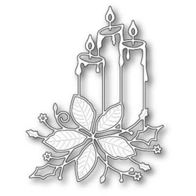 Новогодняя свеча раскраска