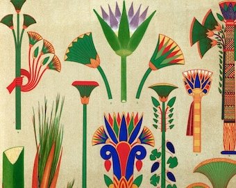 Растительный орнамент в искусстве древнего Египта
