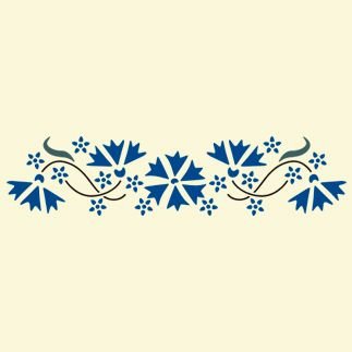 Белорусский Василек орнамент