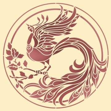Орнамент Китая Феникс