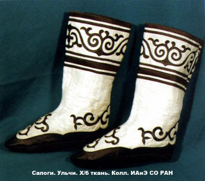 Изделия из рыбьей кожи нанайцы
