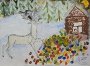 П Бажов серебряное копытце рисунок легко