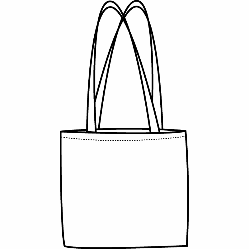 Рисунок на сумку шоппер трафарет