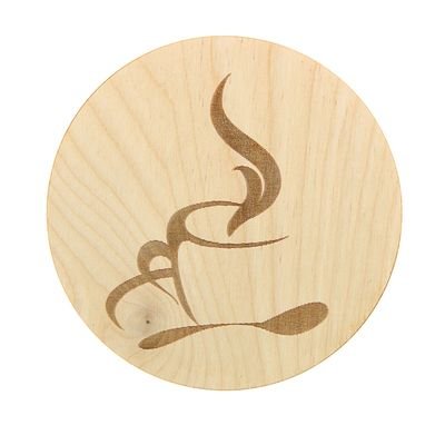 Подставка для кружки Выжигание