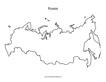 Контур границ России