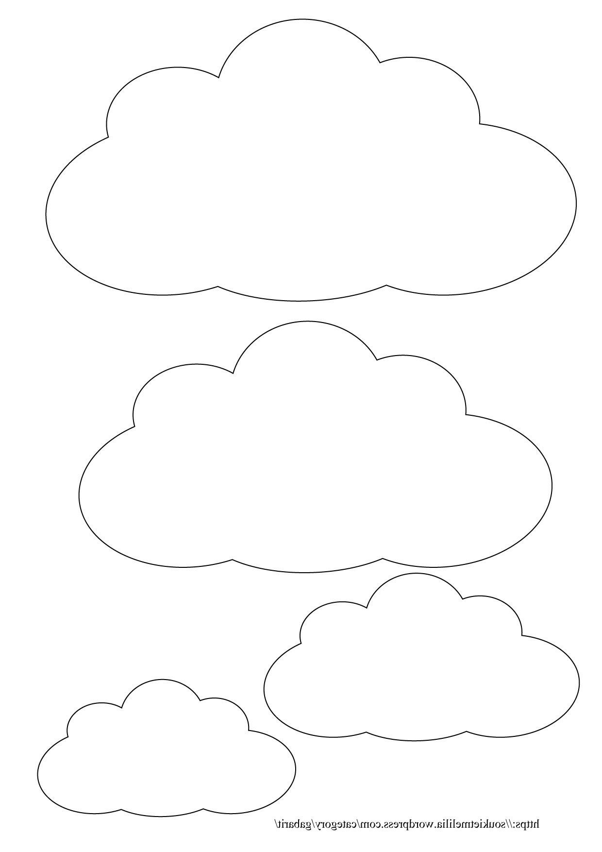 Облако из бумаги шаблон. Облако из фетра выкройка. Аппликация облака. Трафарет облака. Поделка облако.
