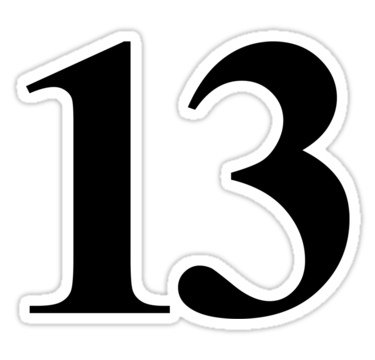 13 Лет цифра