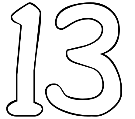Макет цифры 3