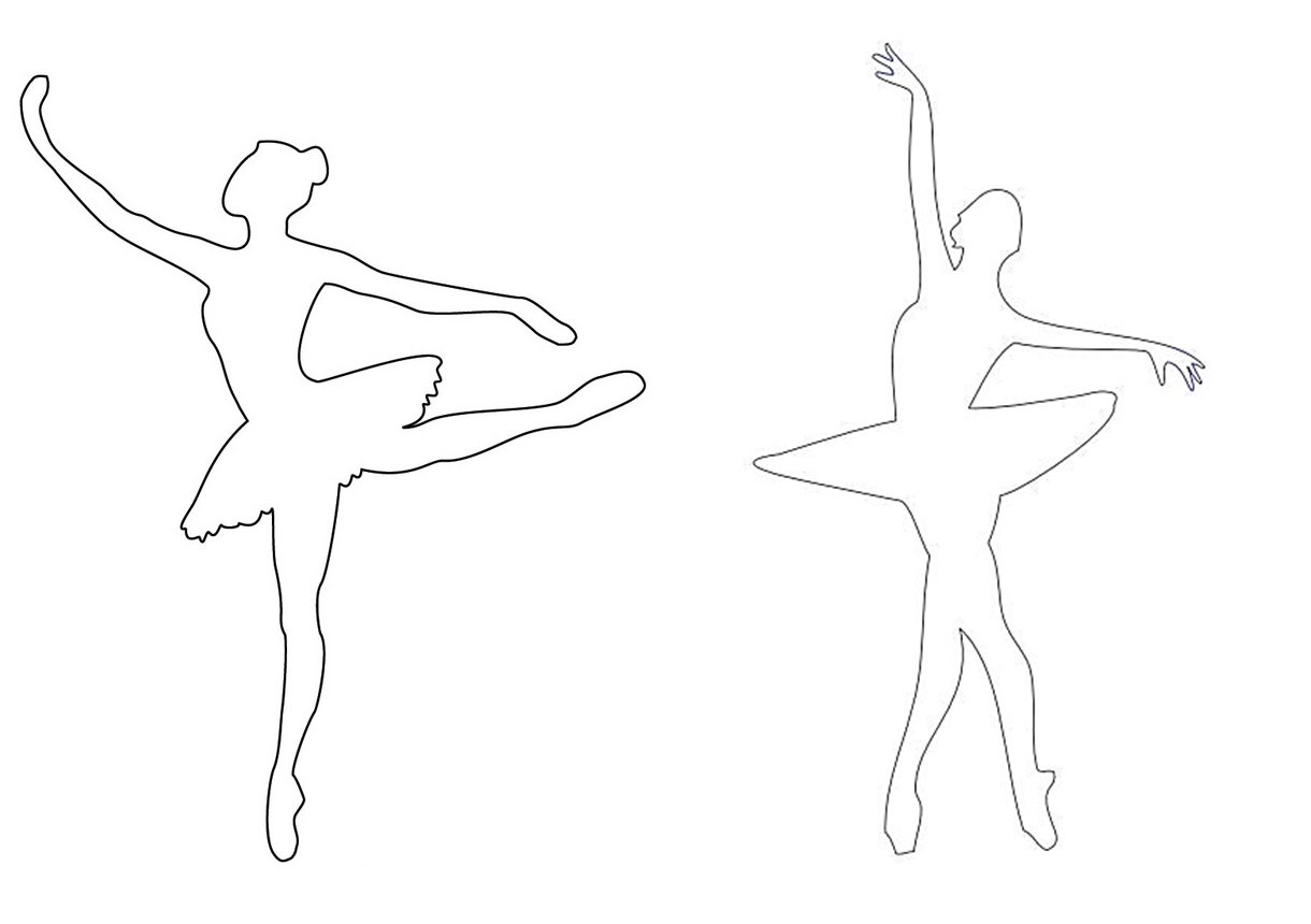Силуэтные балерины – сюжетные вариации