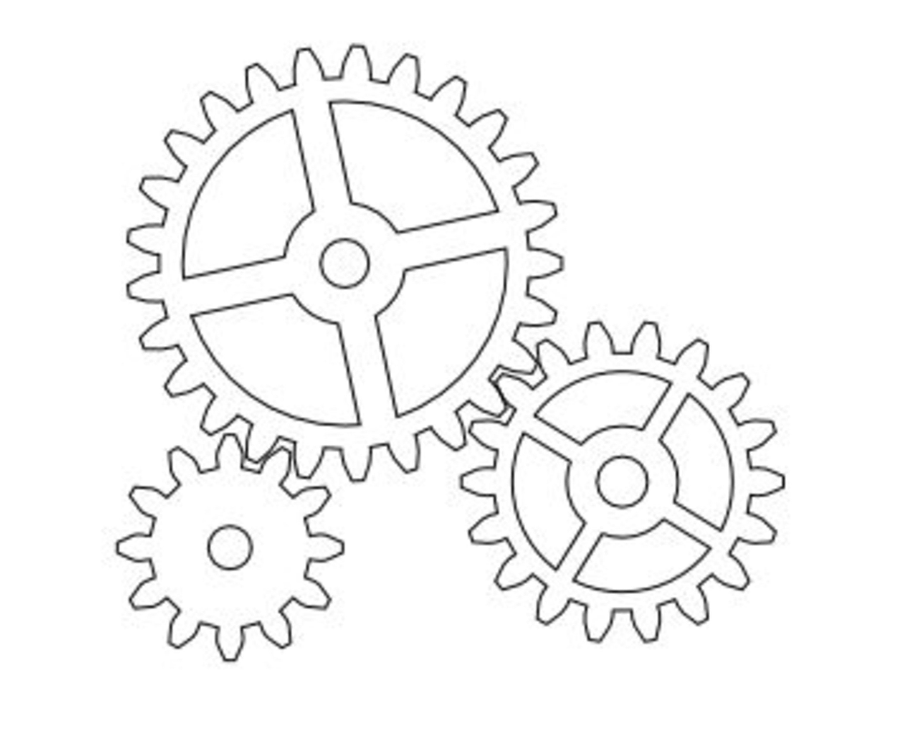 Free Printable Gear And Cogs Template