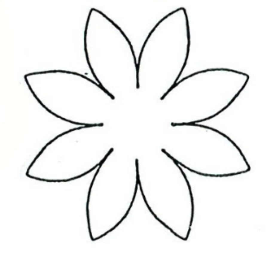 Шаблон Цветка Лотоса